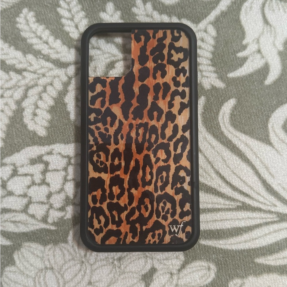 iPhone 11 Wildflower Leopard Pattern Phone Case